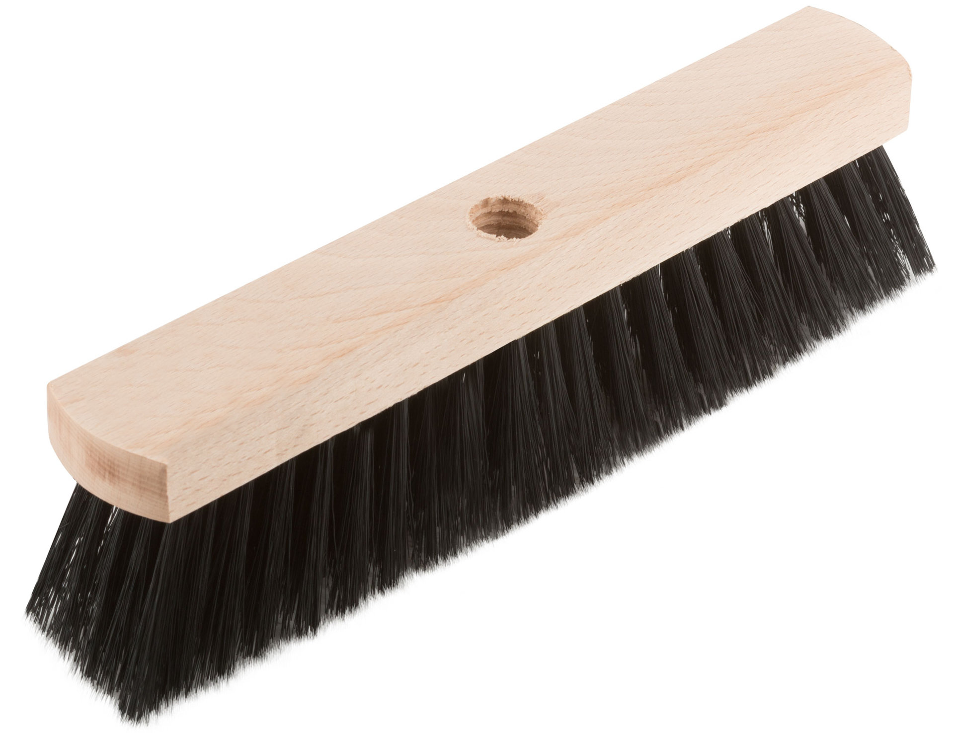 Щетка для пола деревянная, овальная, 5-ти рядная, 265 мм (68041)