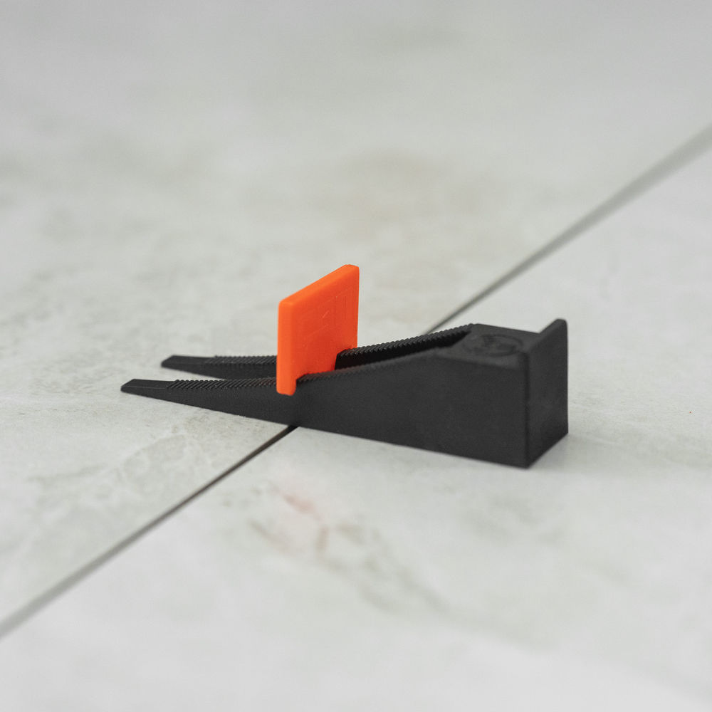 Система выравнивания плитки СВП - комплект: зажим + клин 250/250 шт Сибртех (88075)