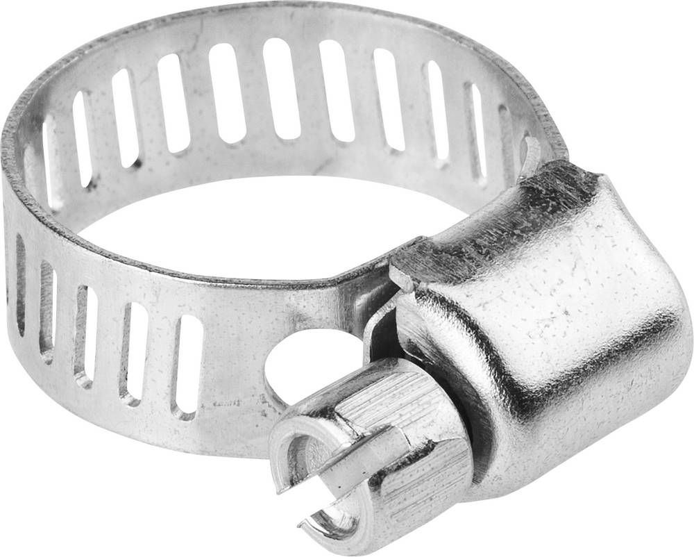 Хомут стальной 11 - 20 мм, просечная лента 8 мм, цинк, 5 шт STAYER 3780-11-20_z01