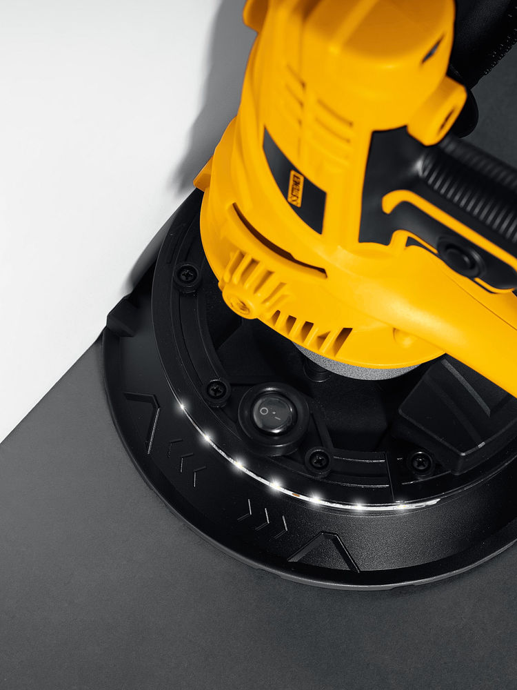 Машина шлифовальная для стен d180 мм, 900 Вт, подсветка STEHER DWH-900