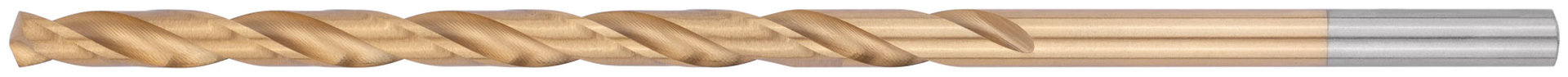 Сверла HSS по металлу, удлиненные, титановое покрытие 5,0х132 мм (10 шт.) (34250)