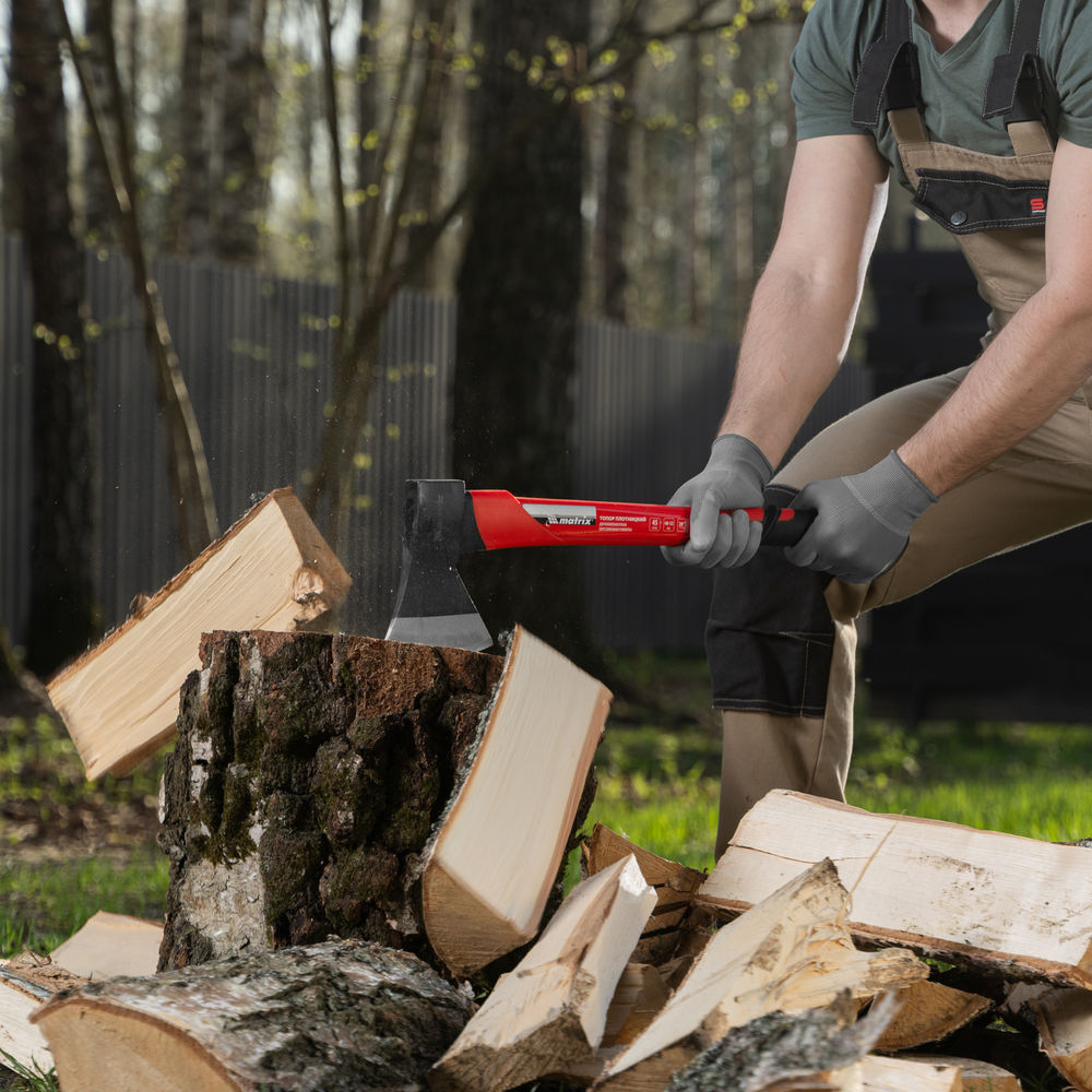 Топор, 1000 г, эргономичная фибергласовая рукоятка, 610 мм Matrix