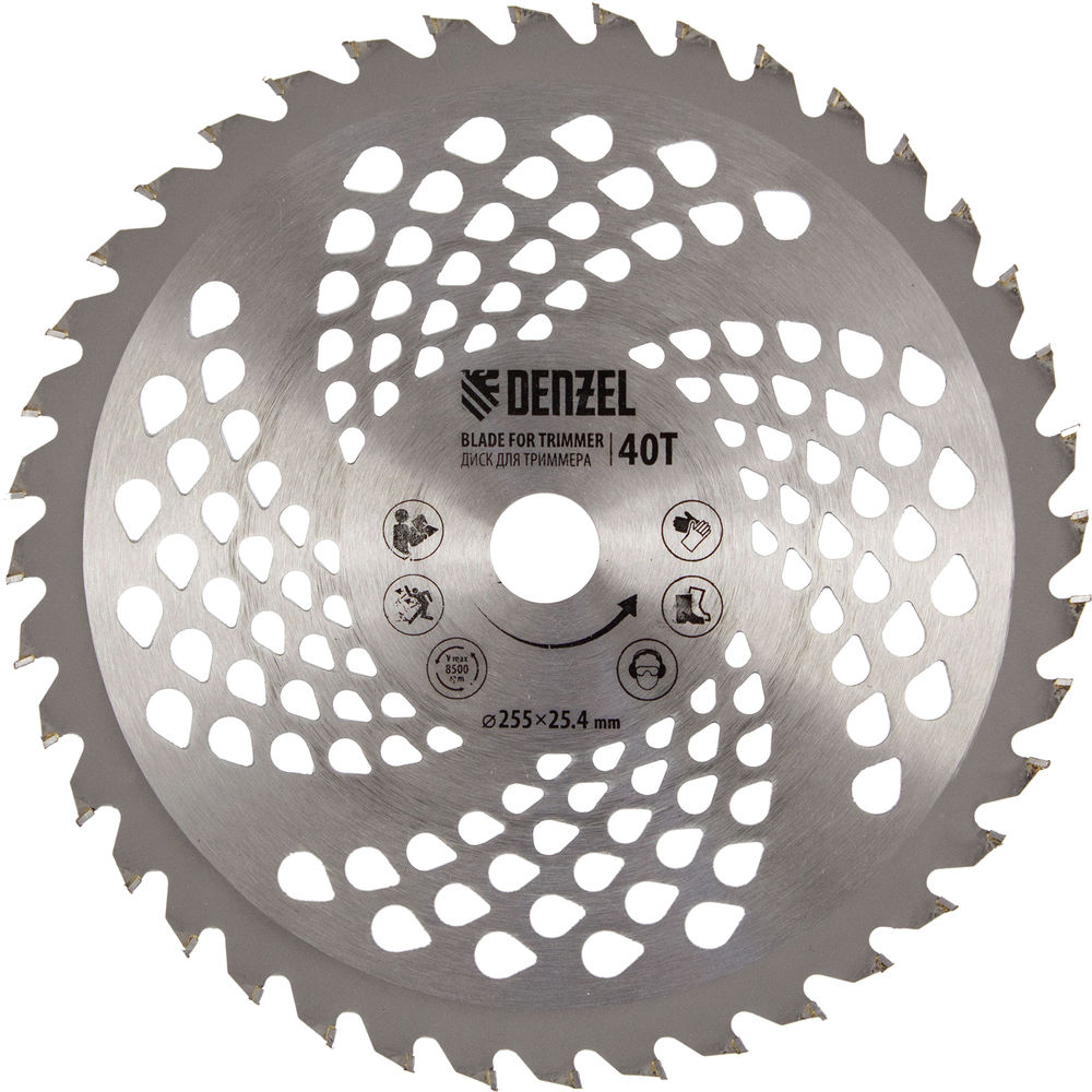 Триммер бензиновый DT 43, 43 см3, 2.5 л. с, неразъемная штанга, состоит из 2 частей Denzel (96224)