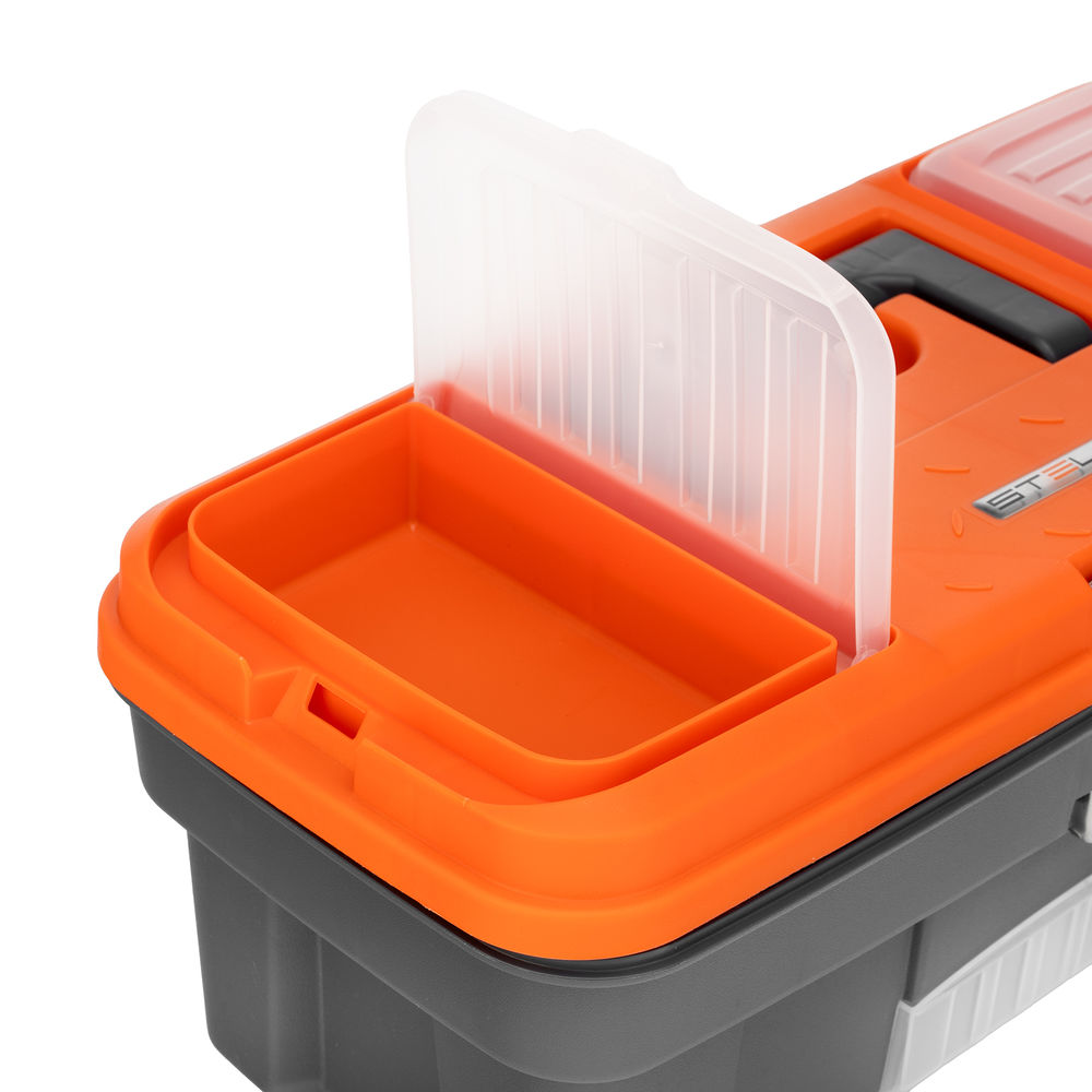 Ящик для инструмента с мет. замками 16, 410х210x175 мм Stels