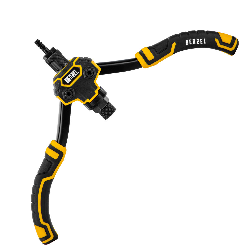 Заклепочник для резьбовых заклепок, двуручный, заклепки М3, М4, М5, М6, М8, М10, M12 Denzel (40501)