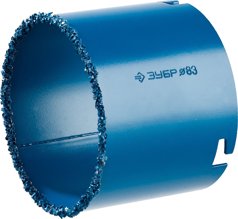 Коронка кольцевая 83 мм, L 55 мм, карбид вольфрама ЗУБР Профессионал 33350-83_z01