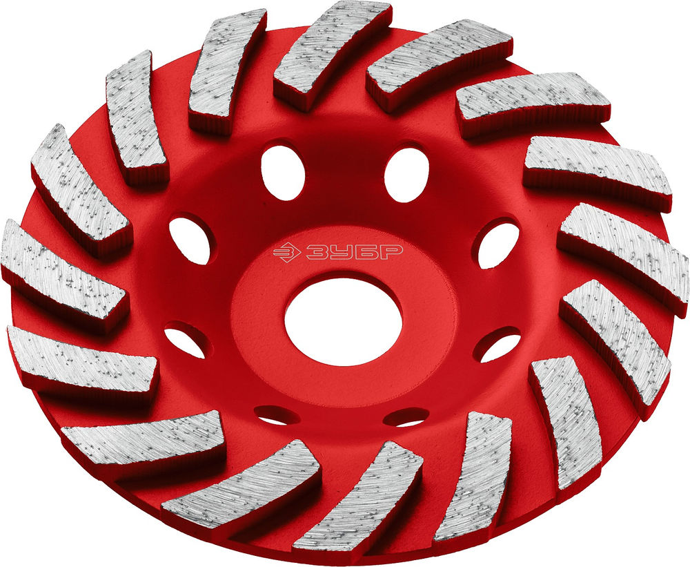 Чашка алмазная шлифовальная сегментная d 125 мм ЗУБР Турбо 33378-125