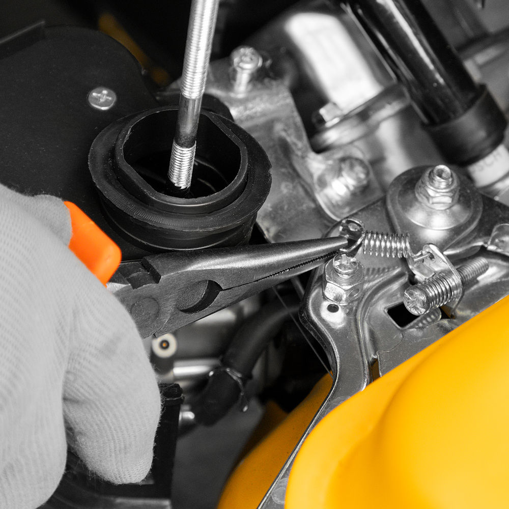 Длинногубцы прямые Comfort, 160 мм ,шлифованные, двухкомпонентные рукоятки Sparta (17165)