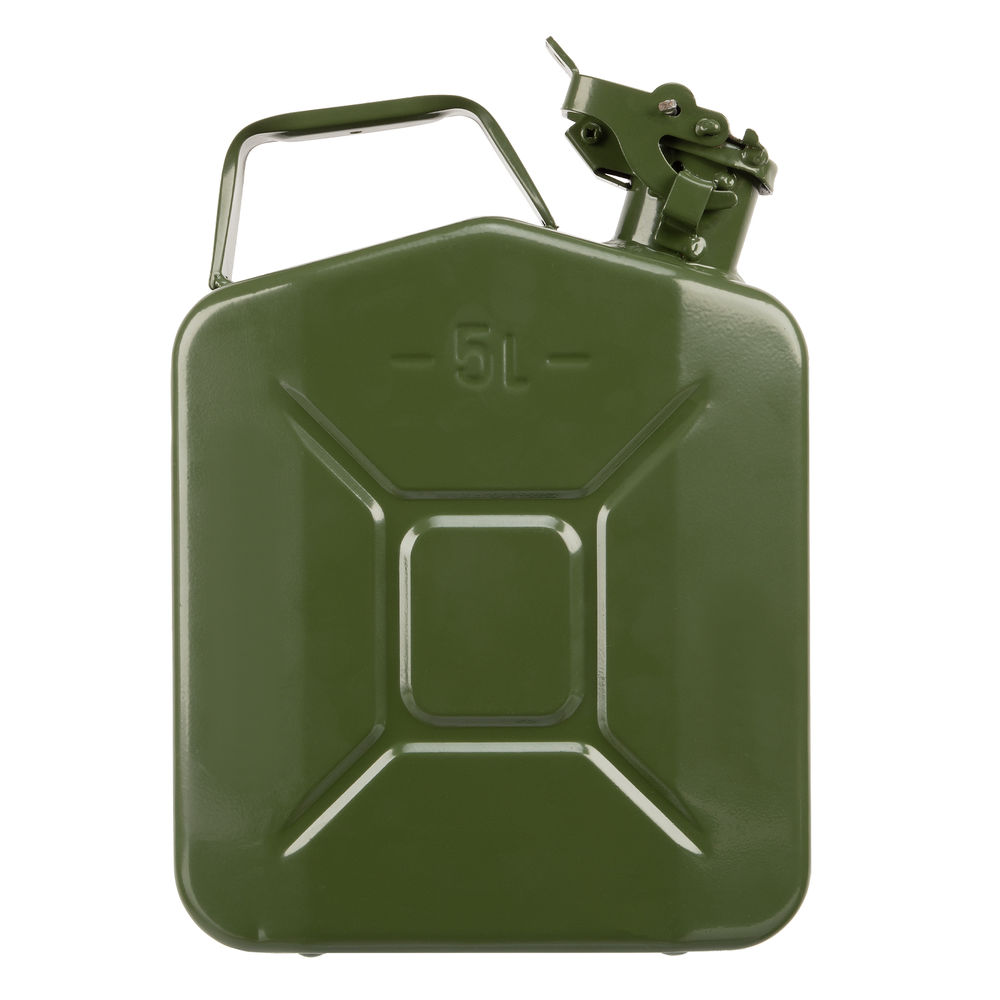 Канистра для топлива, металлическая, толщина стенок 0,8мм, 5 литров (53140)