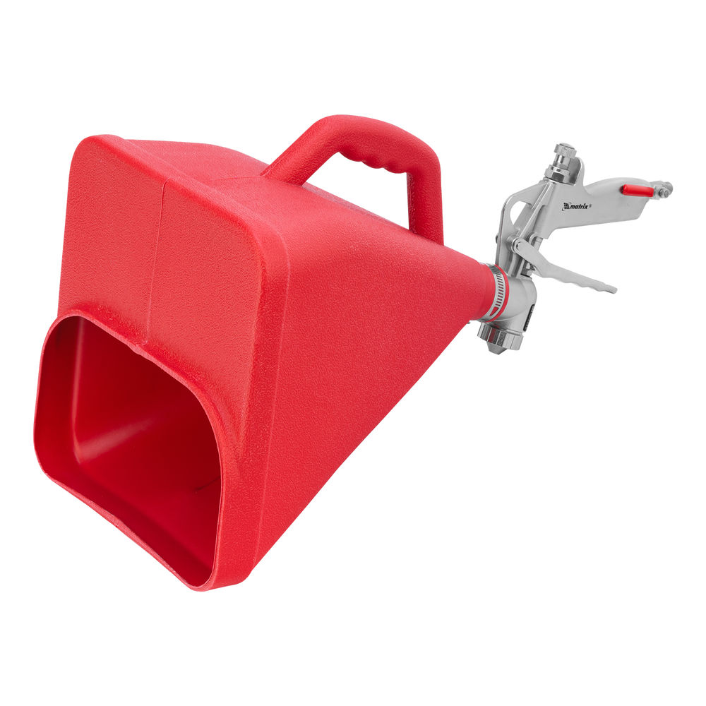 Картушный пистолет для штукатурки, V= 9,5 л, сопла 4, 6 и 8 мм Matrix (57351)