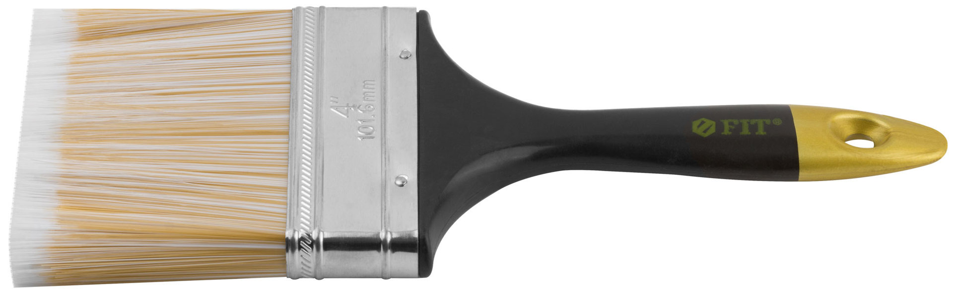 Кисть флейцевая Лайн, искусственная щетина, пластиковая ручка 4 (100 мм) (01178)