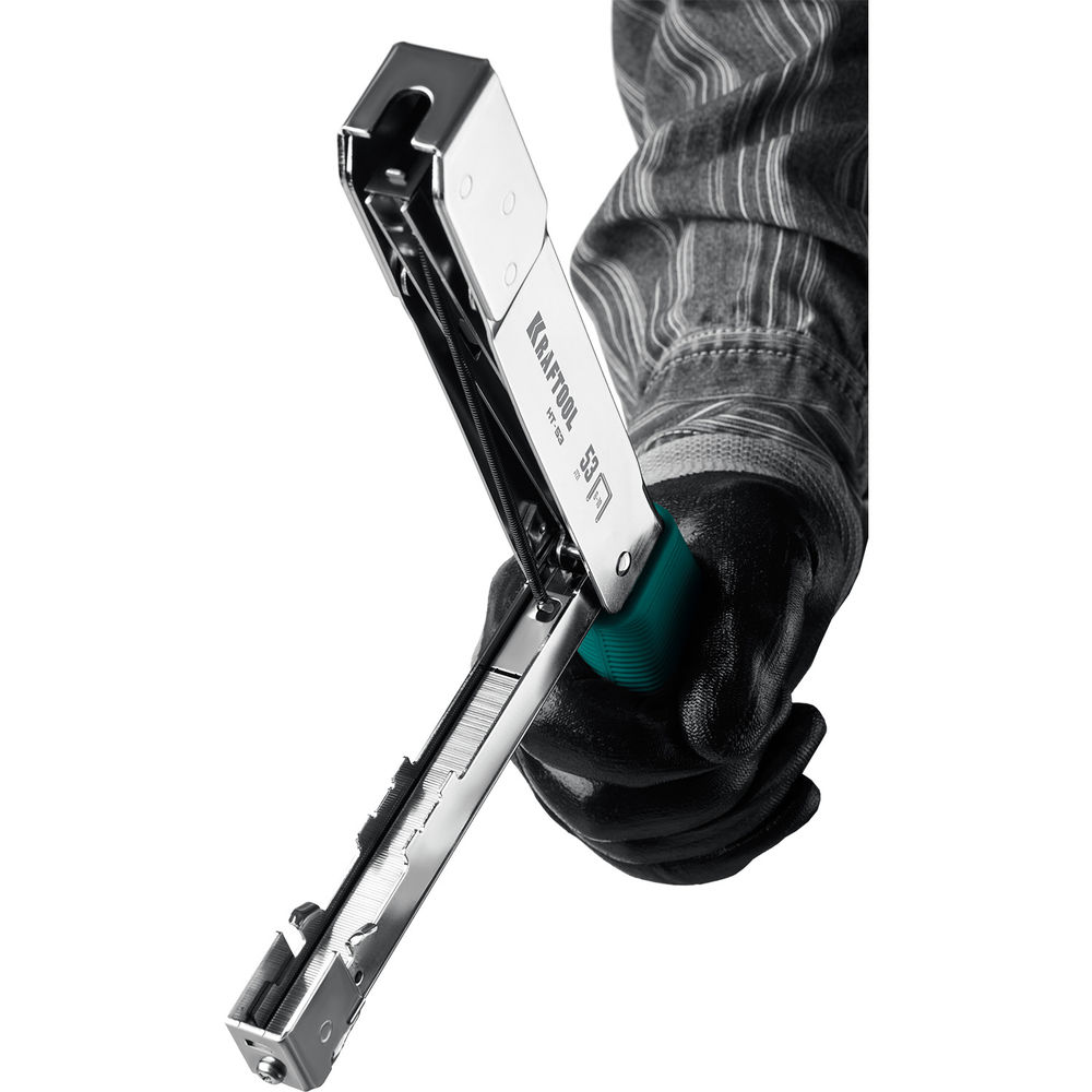 Высокоскоростной стальной скобозабиватель HAMMER TACKER, тип 53 (A/10/JT21) 23GA (6 - 10 мм) KRAFTOOL 3153