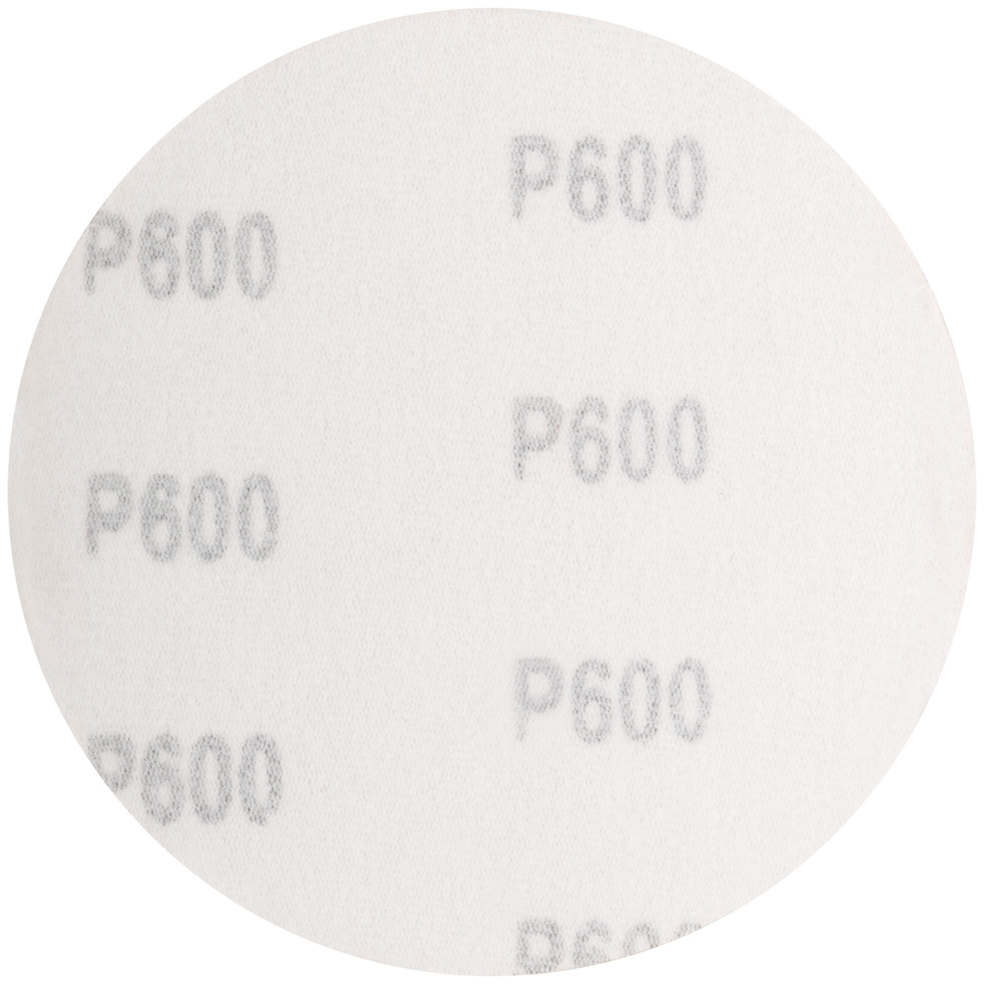 Круги шлифовальные сплошные (липучка), алюминий-оксидные, 125 мм, 5 шт. Р 600 (39797)