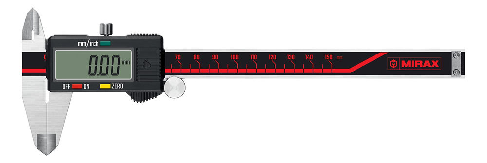 Электронный стальной штангенциркуль 150 мм MIRAX 34413-150
