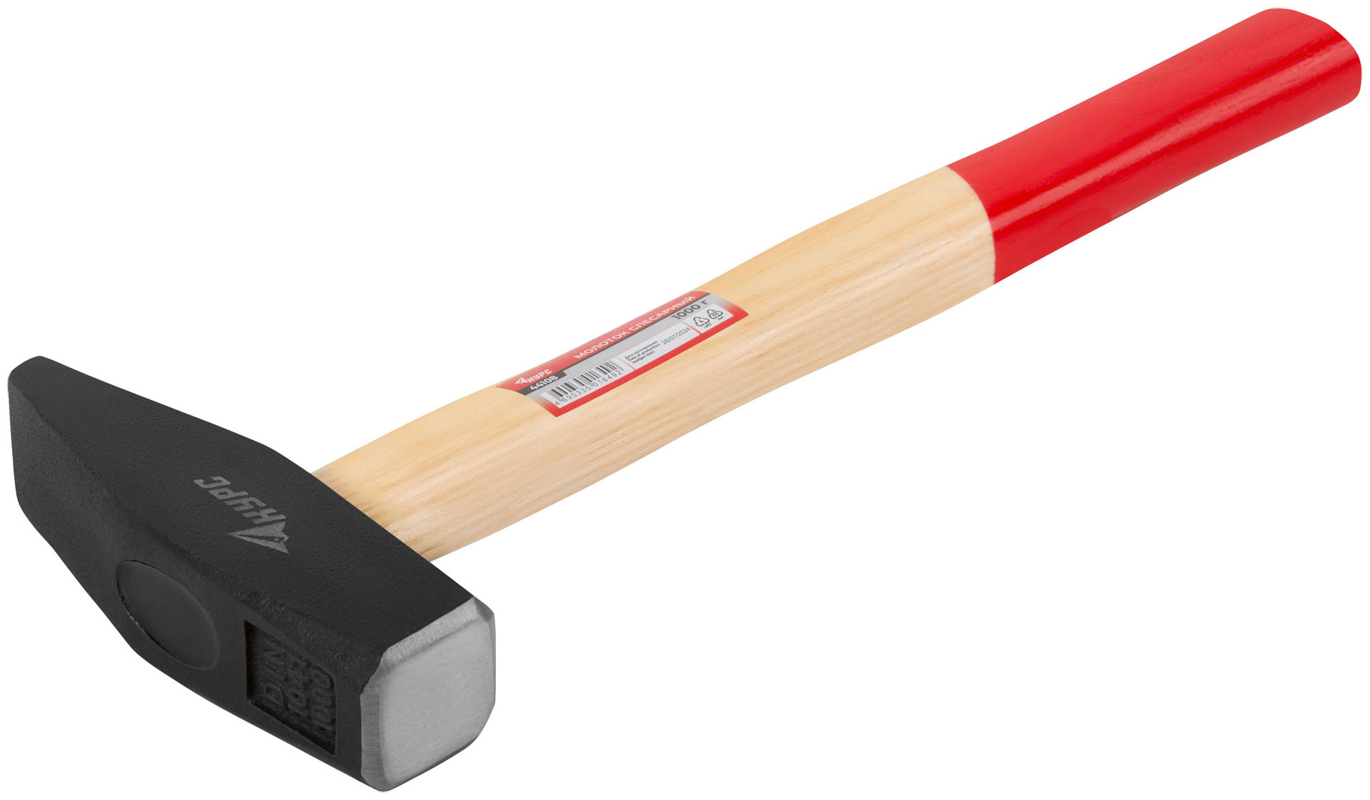 Молоток слесарный, деревянная ручка Оптима 1000 гр. (44108)