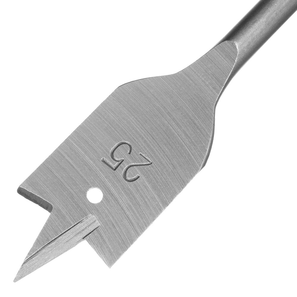 Набор сверл перовых по дереву, 10-12-16-18-20-25 мм, 6 шт, шестигранный хвостовик Сибртех (704155)