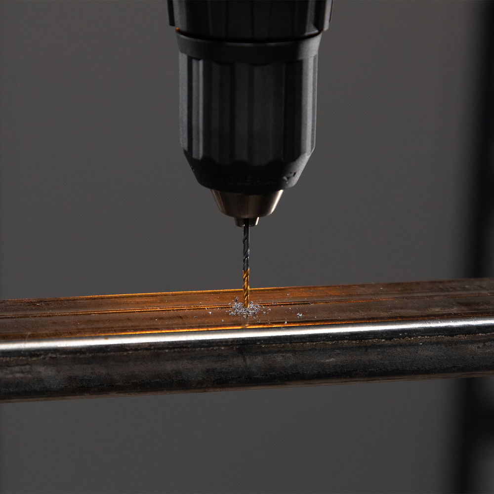 Набор сверл по металлу, 1-13 мм, HSS-Tin, Golden Tip, 25 шт Denzel (72323)