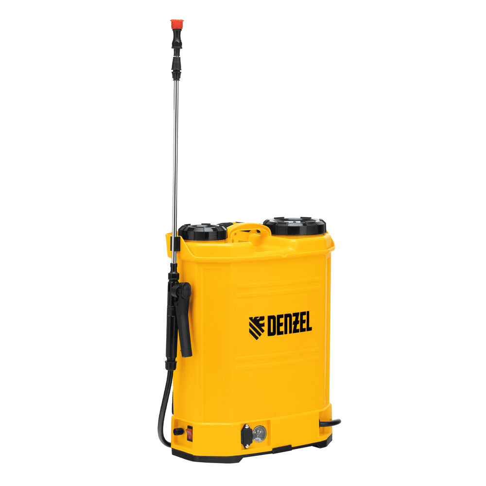 Опрыскиватель ранцевый аккумуляторный D-16LA, 16 л, 12 В, 8 Ач Denzel (64789)