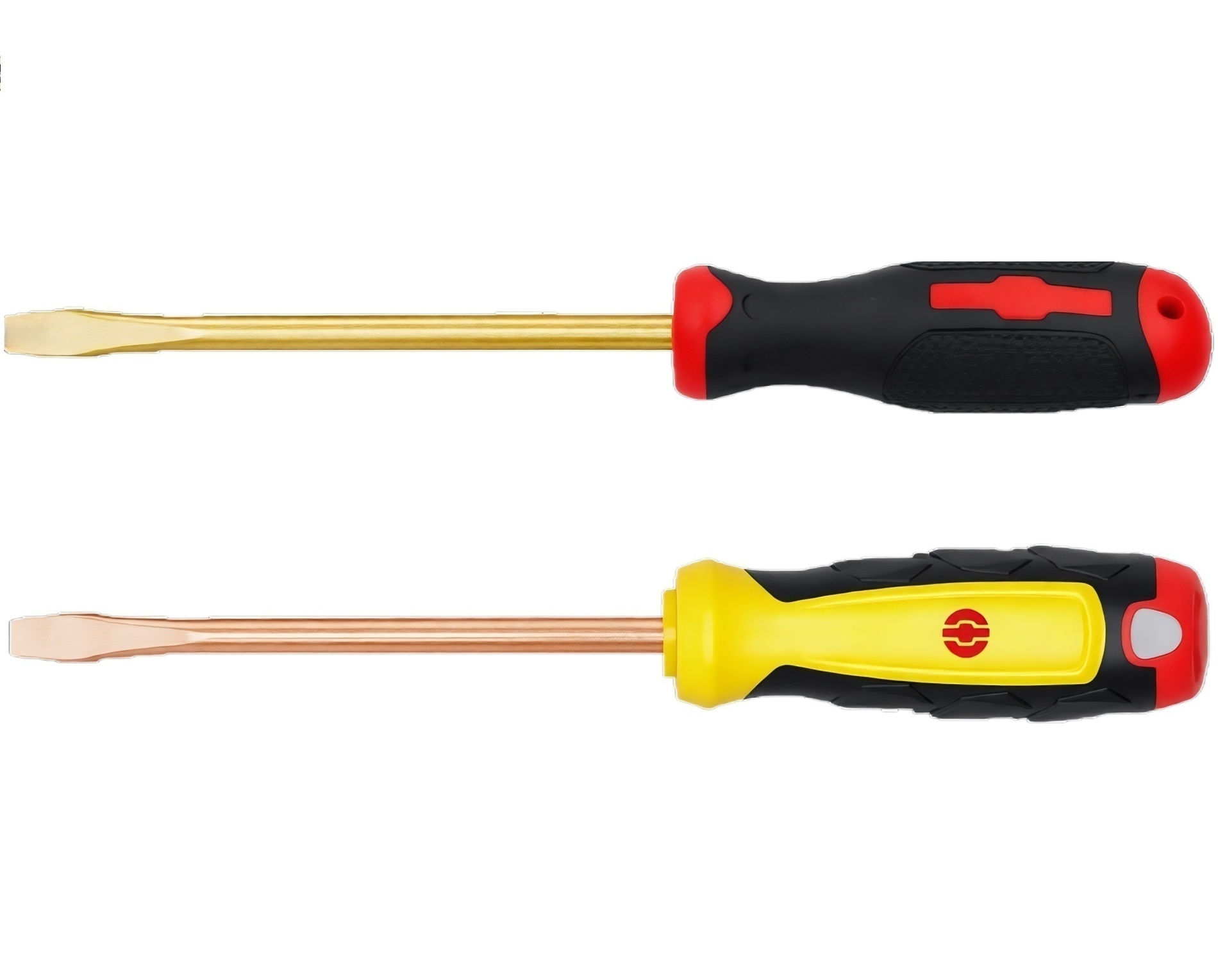 Отвертка шлицевая SL 4,5х50 (общ.134мм) искробезопасный сплав BeCu 260-1004, HORTZ