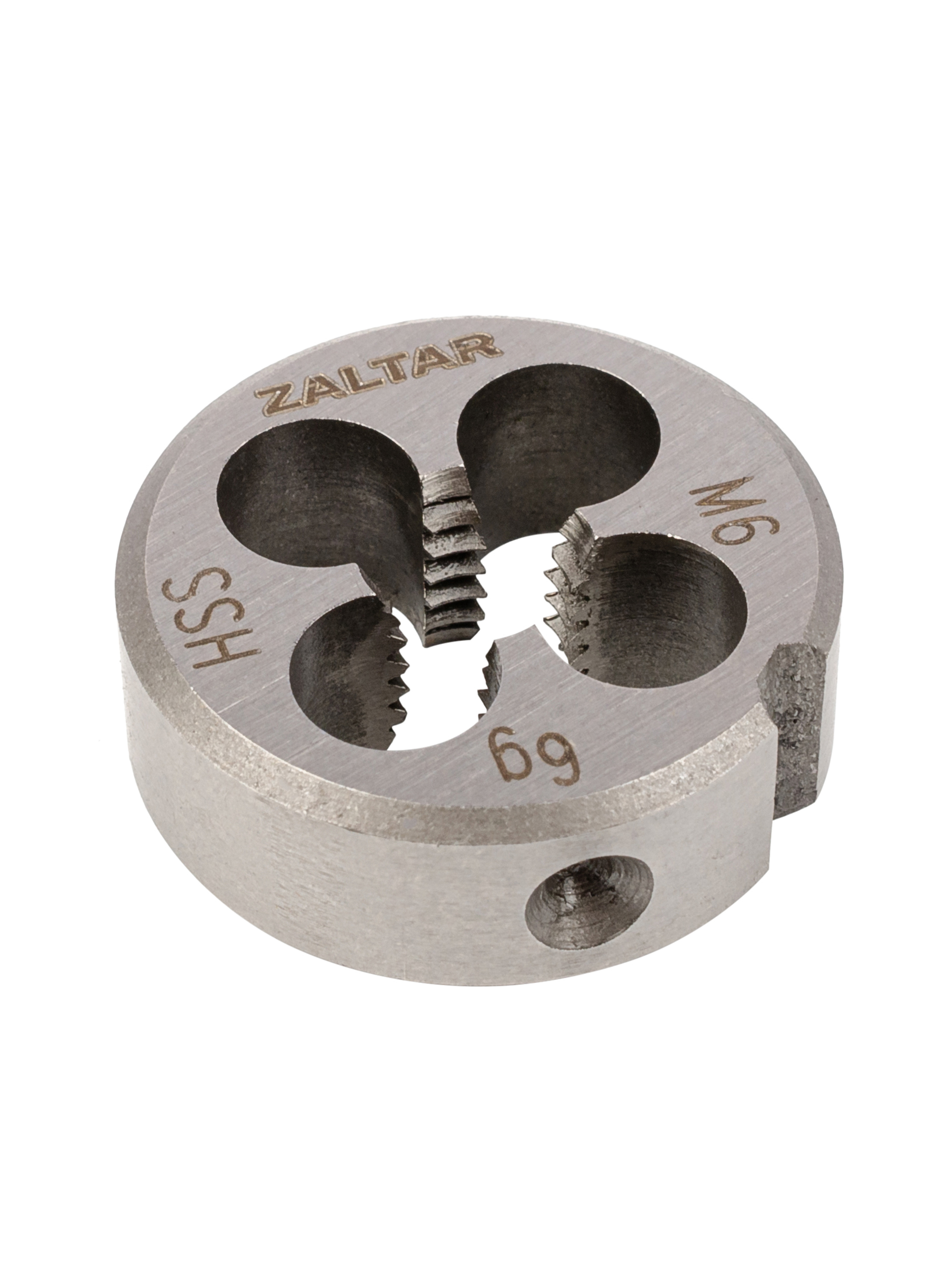 Плашка круглая резьбонарезная HSS, DIN 223 B (DIN EN 22568), M6 x 1.0, 20 x 7 (ZA-10404)