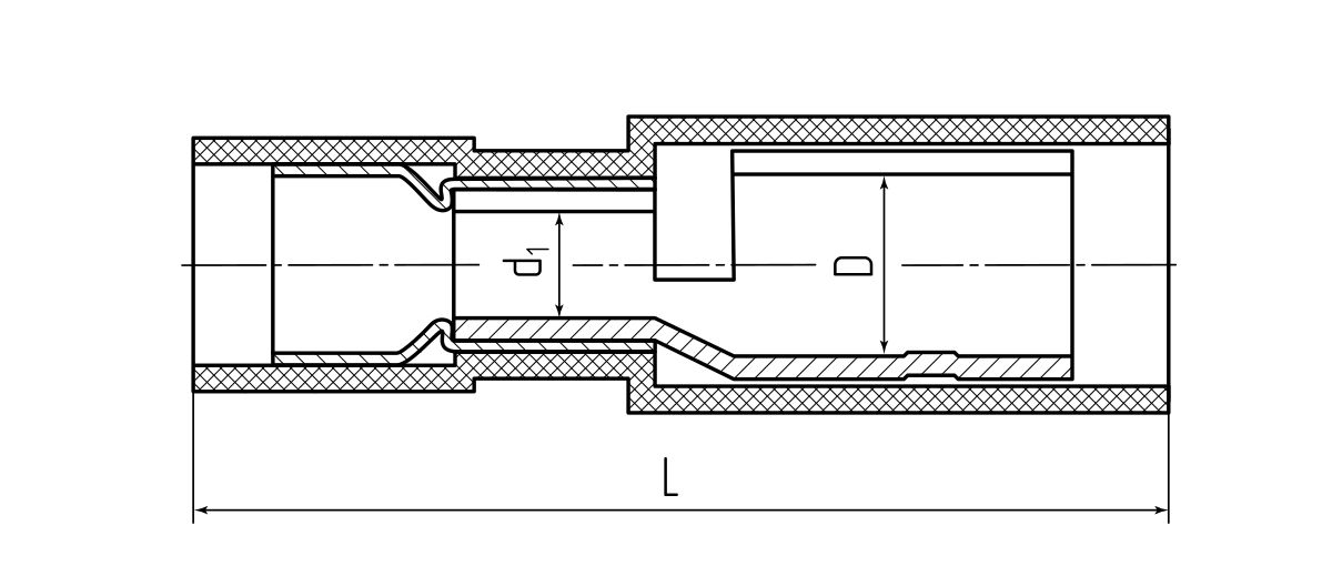 Разъем штекерный изолированный «мама» ВРШИ-М(н) 1.5–4 серия ПРОФИ (КВТ) (66676)