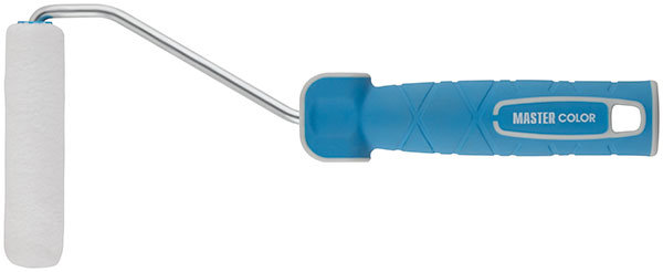 Ролик, ядро 15 мм, полиэстр филт, ворс 6 мм, 2K-ручка 27 см, 100 мм (30-1037AKZO)