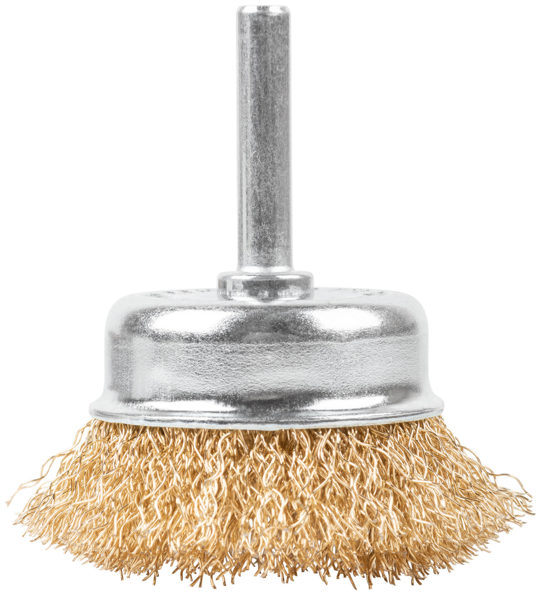 Щетка для дрели, тип Чашка, латун. витая проволока 0,3 мм, 50 мм, блистер, CUTOP Profi (82-910)