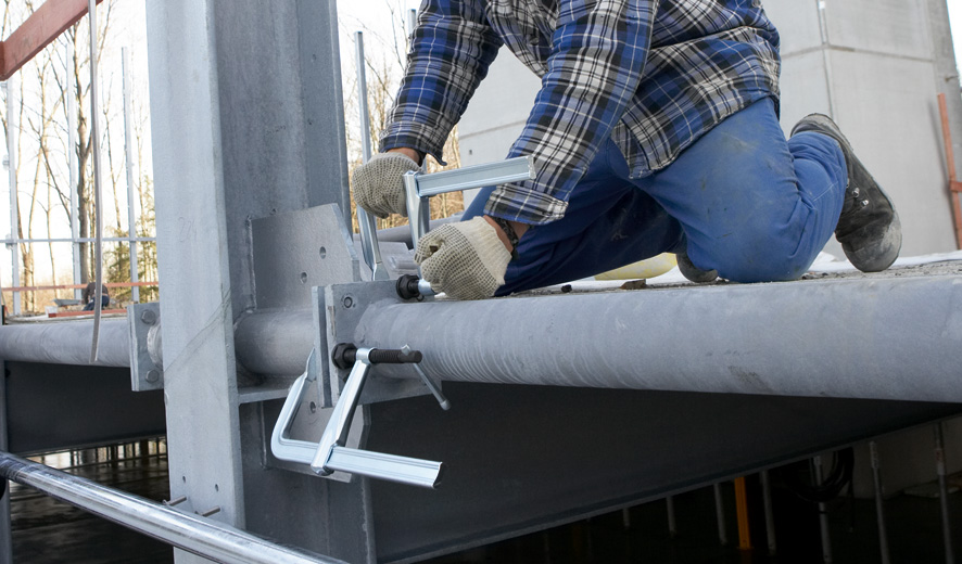 Струбцина 800/140, 12 кН, затяжка 40 Нм, Т-ручка SG80M BE-SG80M