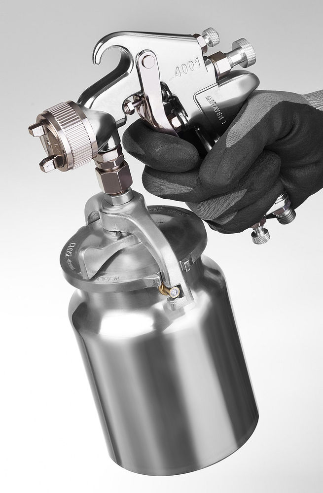 Краскопульт пневматический AirPro S, EA 1.4 мм, с нижним бачком STAYER Professional 06477-1.4