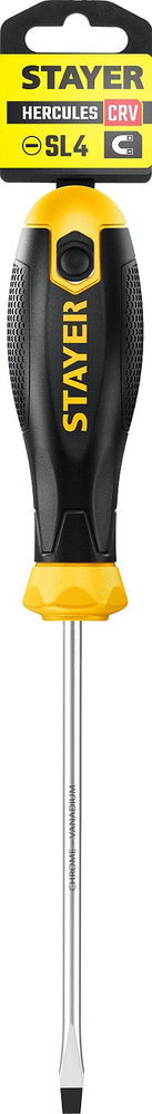 Отвертка Hercules, SL4 x 100 STAYER 2509-04-10
