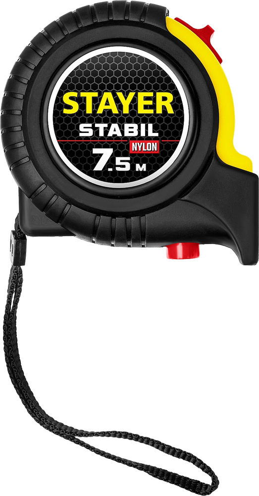 Рулетка 7.5 м х 25 мм Stabil Professional STAYER 34131-075