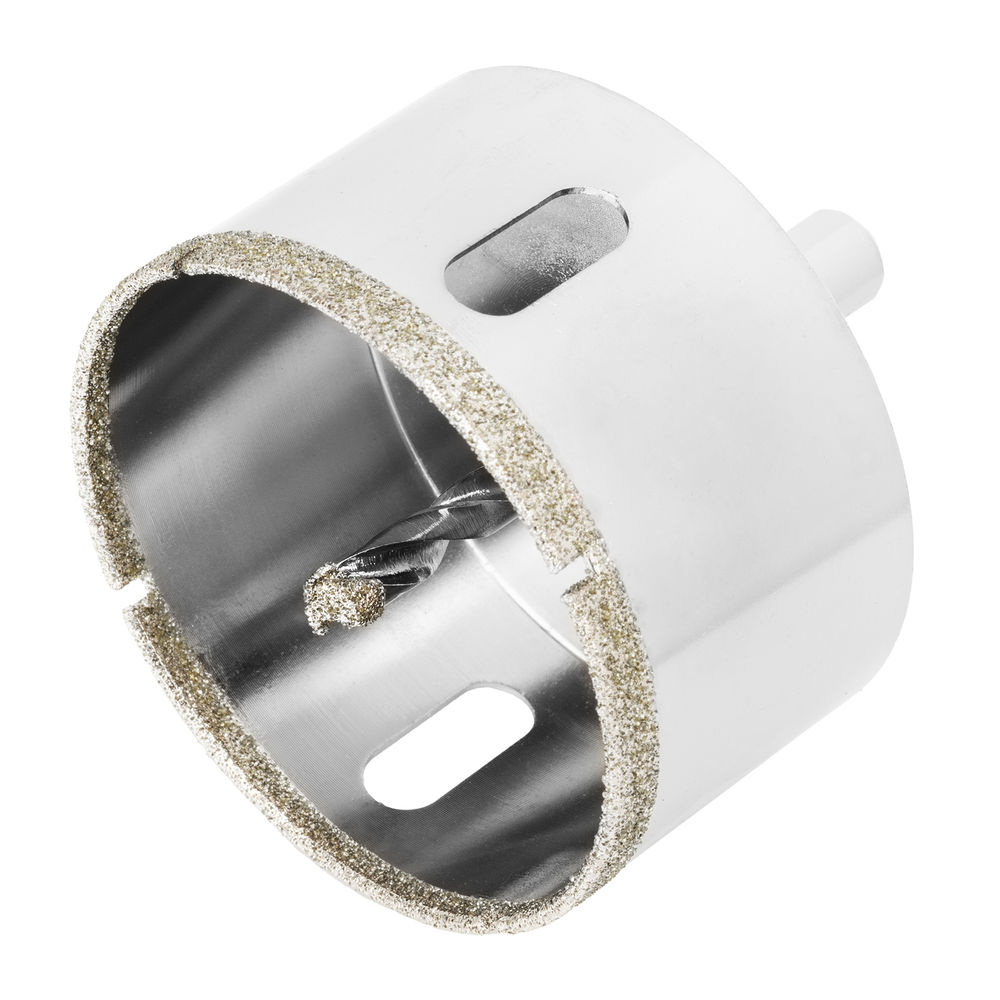 Сверло алмазное по керамограниту, 70 х 67 мм, трехгранный хвостовик Matrix (726703)