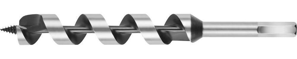 Сверло Левиса по дереву 25 x 235/160 мм шестигранный хвостовик URAGAN 29465-235-25