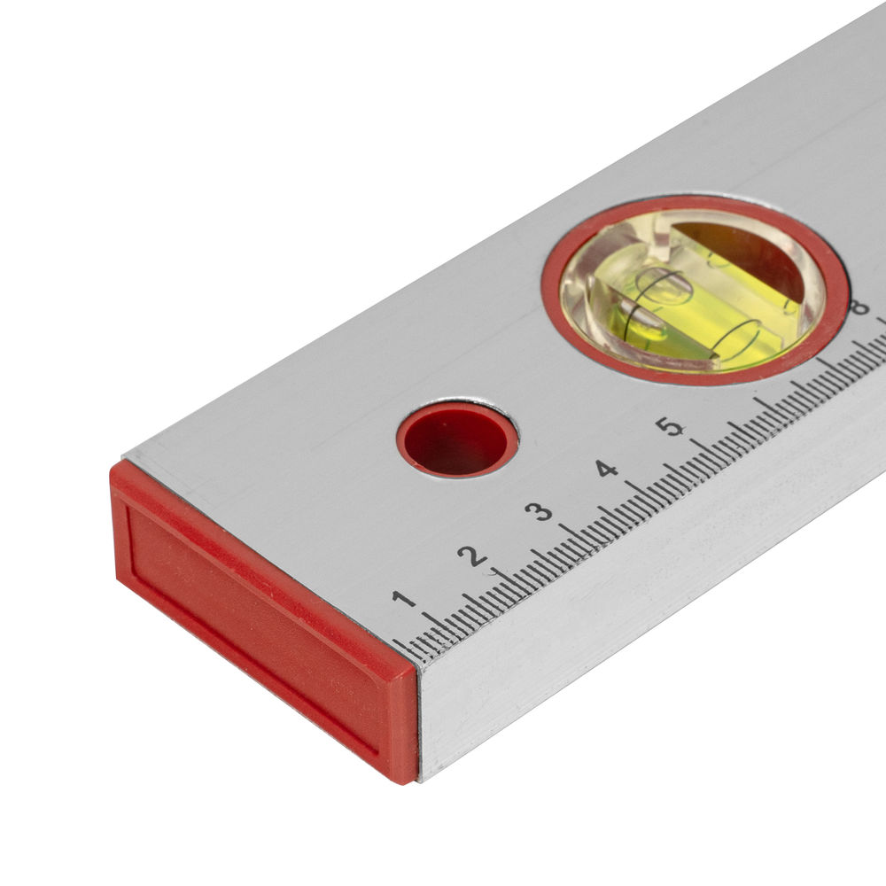 Уровень алюминиевый, 1000 мм, 2 глазка, линейка Sparta (35110)