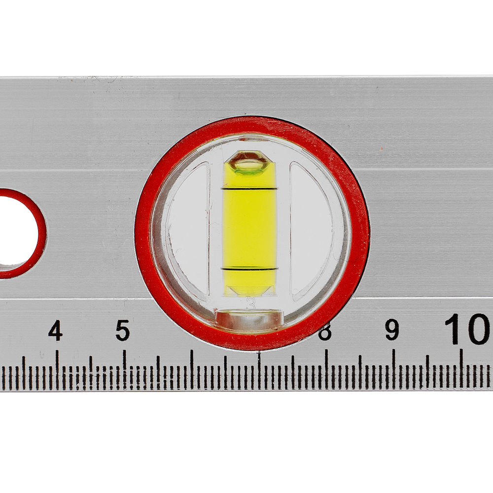 Уровень алюминиевый, 600 мм, 3 глазка, линейка Sparta (331235)