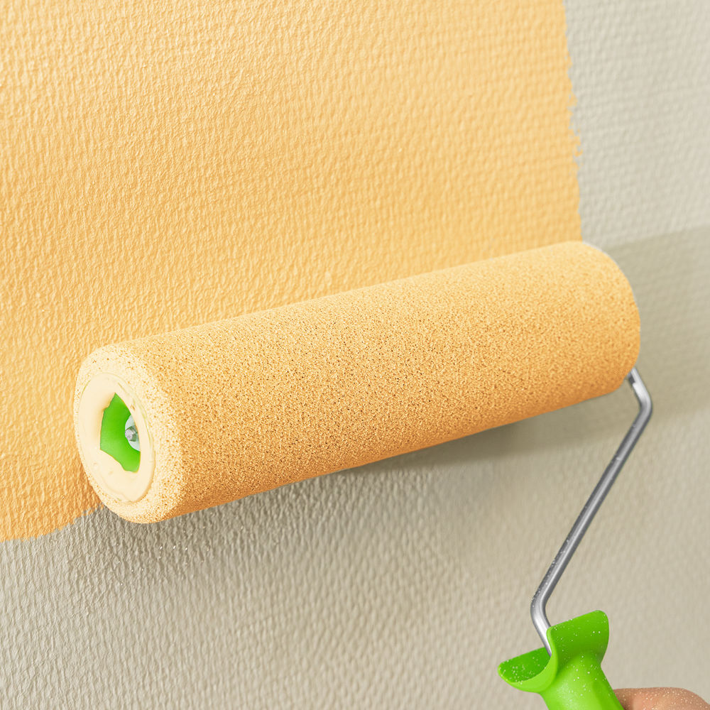 Валик Поролон с ручкой, 250 мм, D 48 мм, D ручки 6 мм Сибртех (80104)