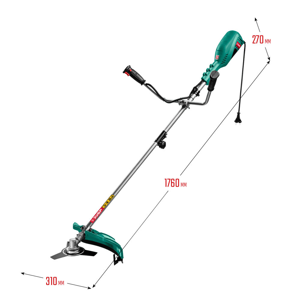 Триммер сетевой 1700 Вт ш/с 42 см ЗУБР КСВ-42-1700