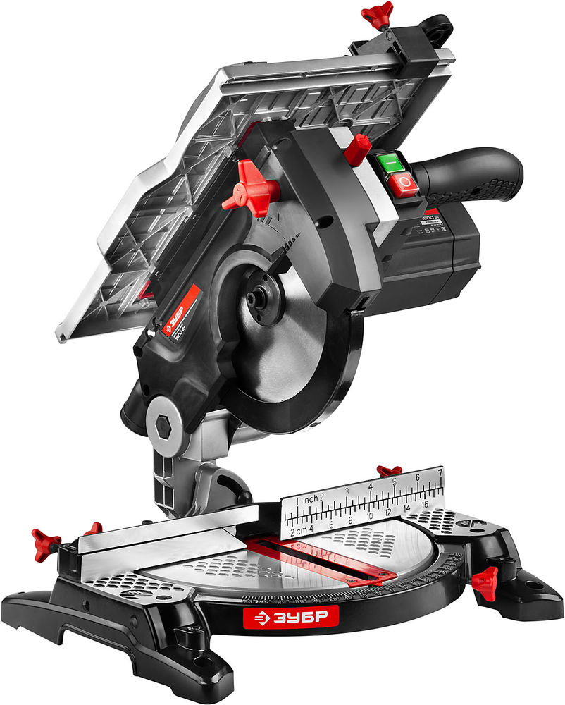 Пила торцовочная комбинированная 1500 Вт O 210 ЗУБР ЗПТК-210-1500