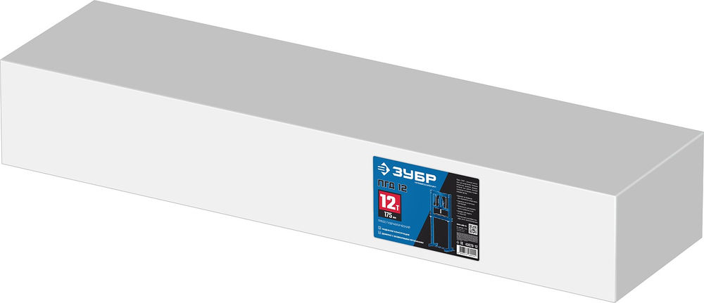 Пресс гидравлический 12 т с домкратом и возвратными пружинами ЗУБР ПГД-12 Профессионал 43070-12