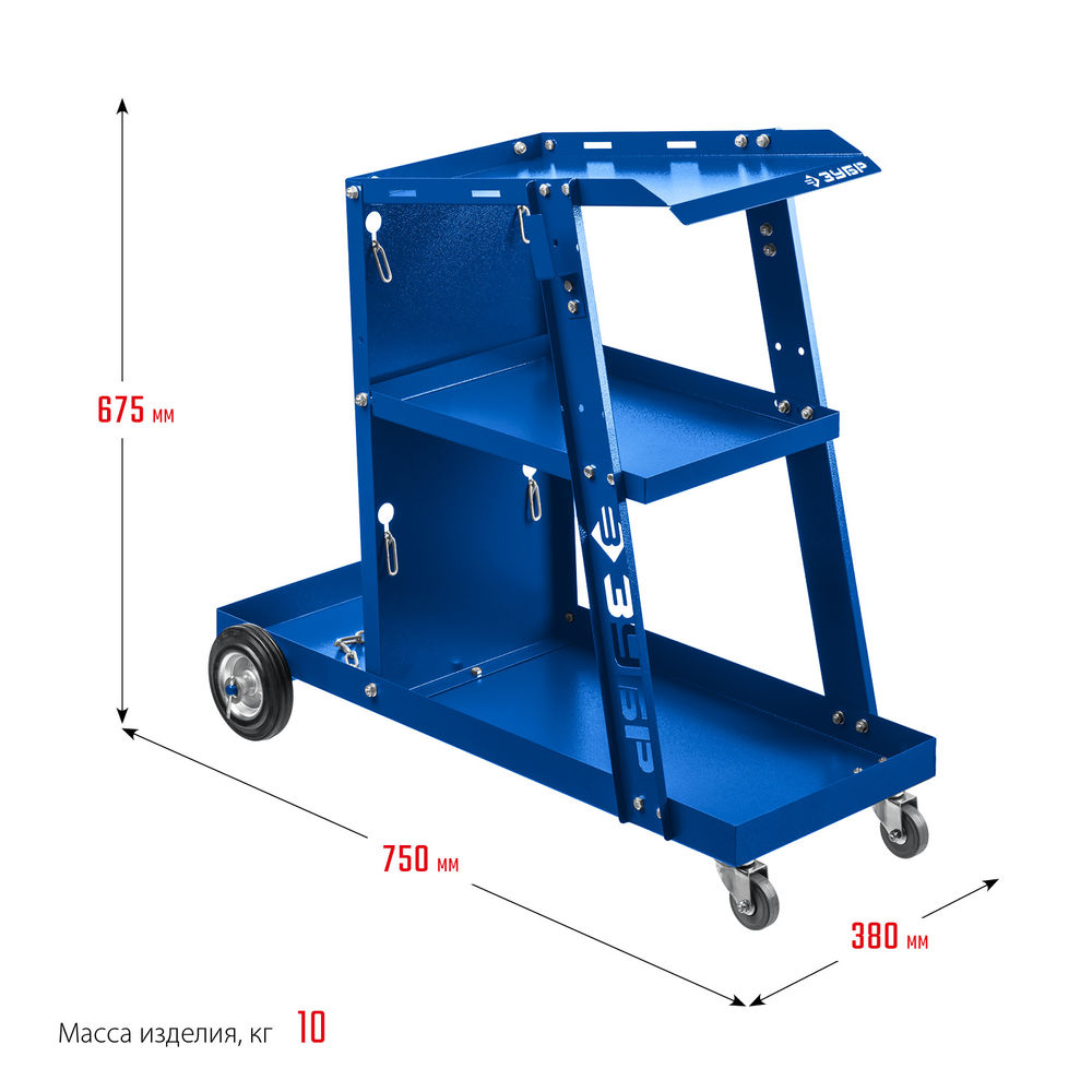 Универсальная тележка для сварочных аппаратов Профессионал ЗУБР 38915