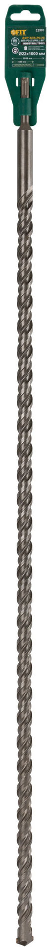 Бур по бетону SDS PLUS с двойной резьбой 22х1000 мм (32991)