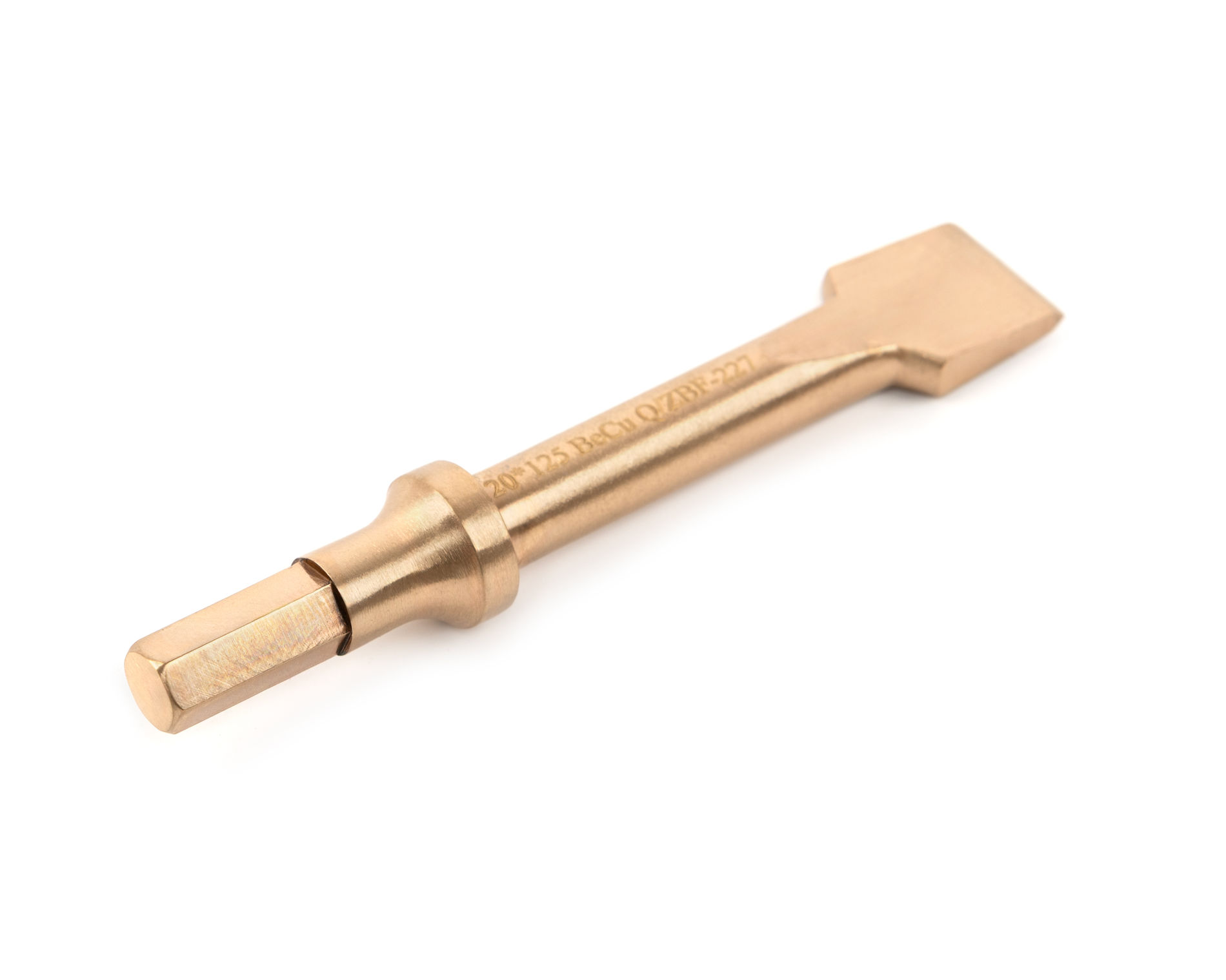 Долото-зубило пневматическое (20х125 мм) искробезопасный сплав BeCu 227-1002, HORTZ
