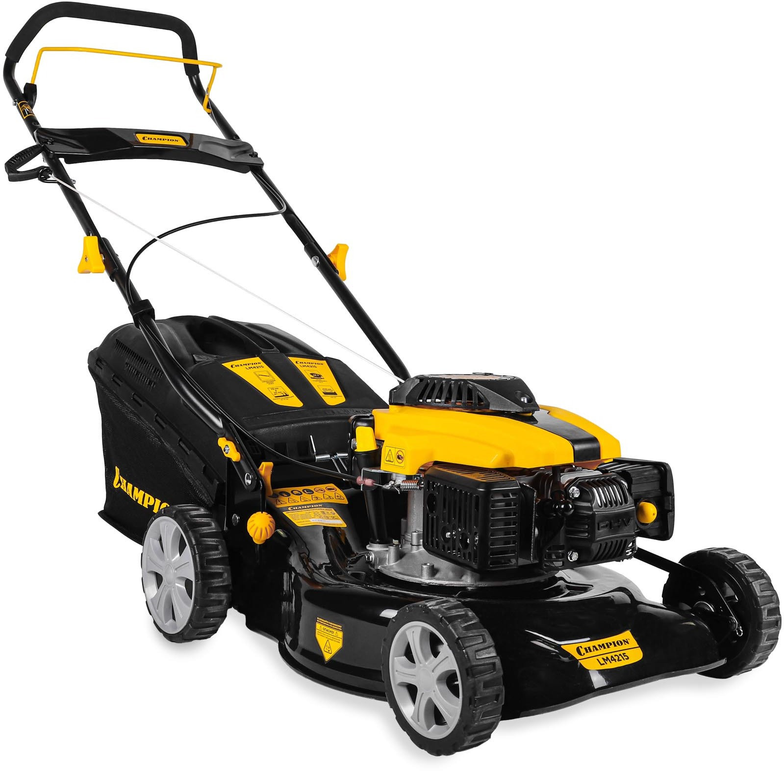 Газонокосилка CHAMPION LM4215 (1,5кВт 420мм 40л 25-70мм 1рычаг/8, 20,7кг) (LM4215)