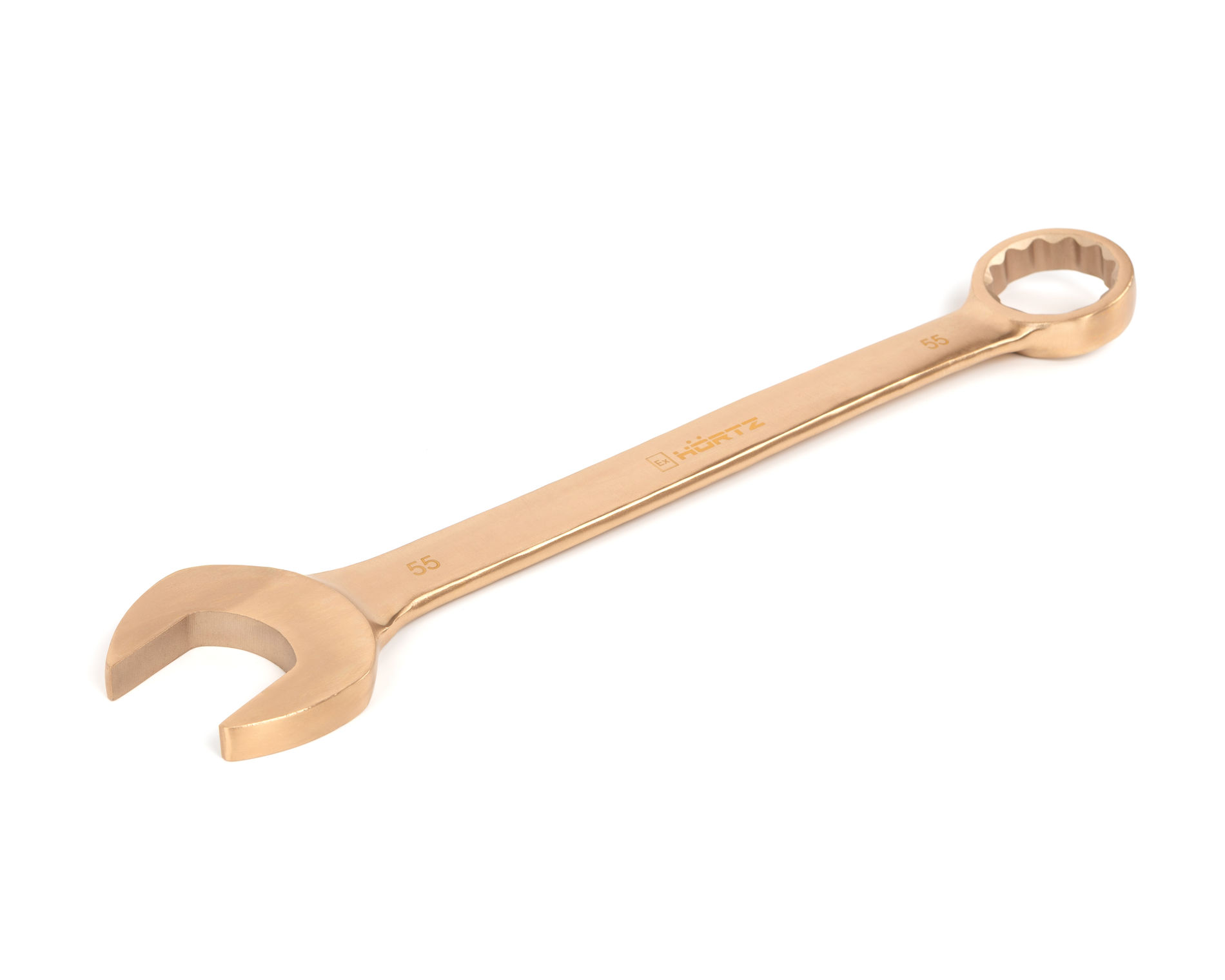 Ключ гаечный комбинированный 55х55 искробезопасный сплав BeCu 136-55, HORTZ