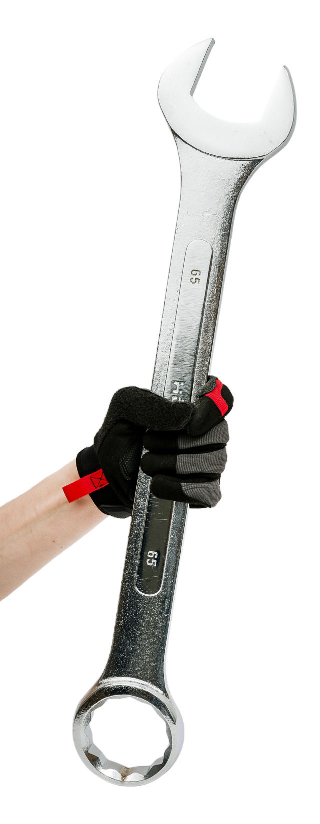 Ключ гаечный комбинированный 65х65 хромирование HORTZ