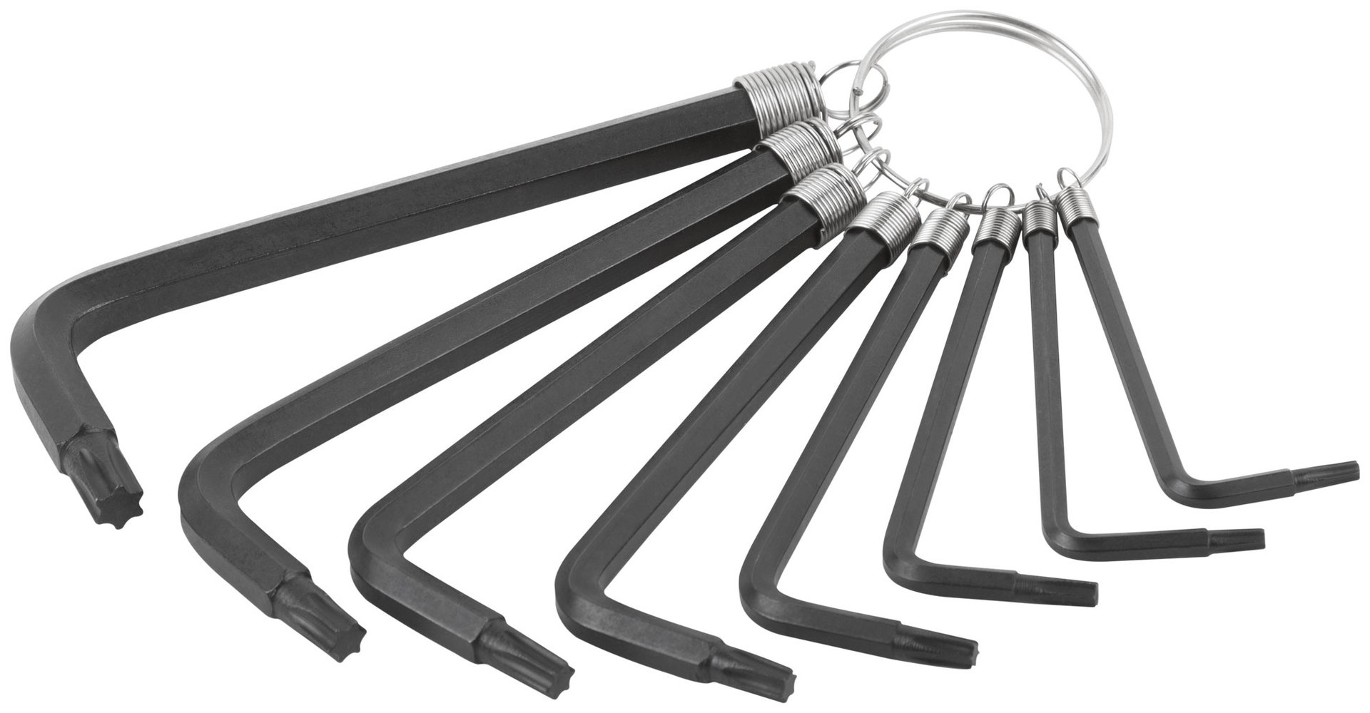 Ключи TORX 8 шт. CrV Т9-Т40 на кольце