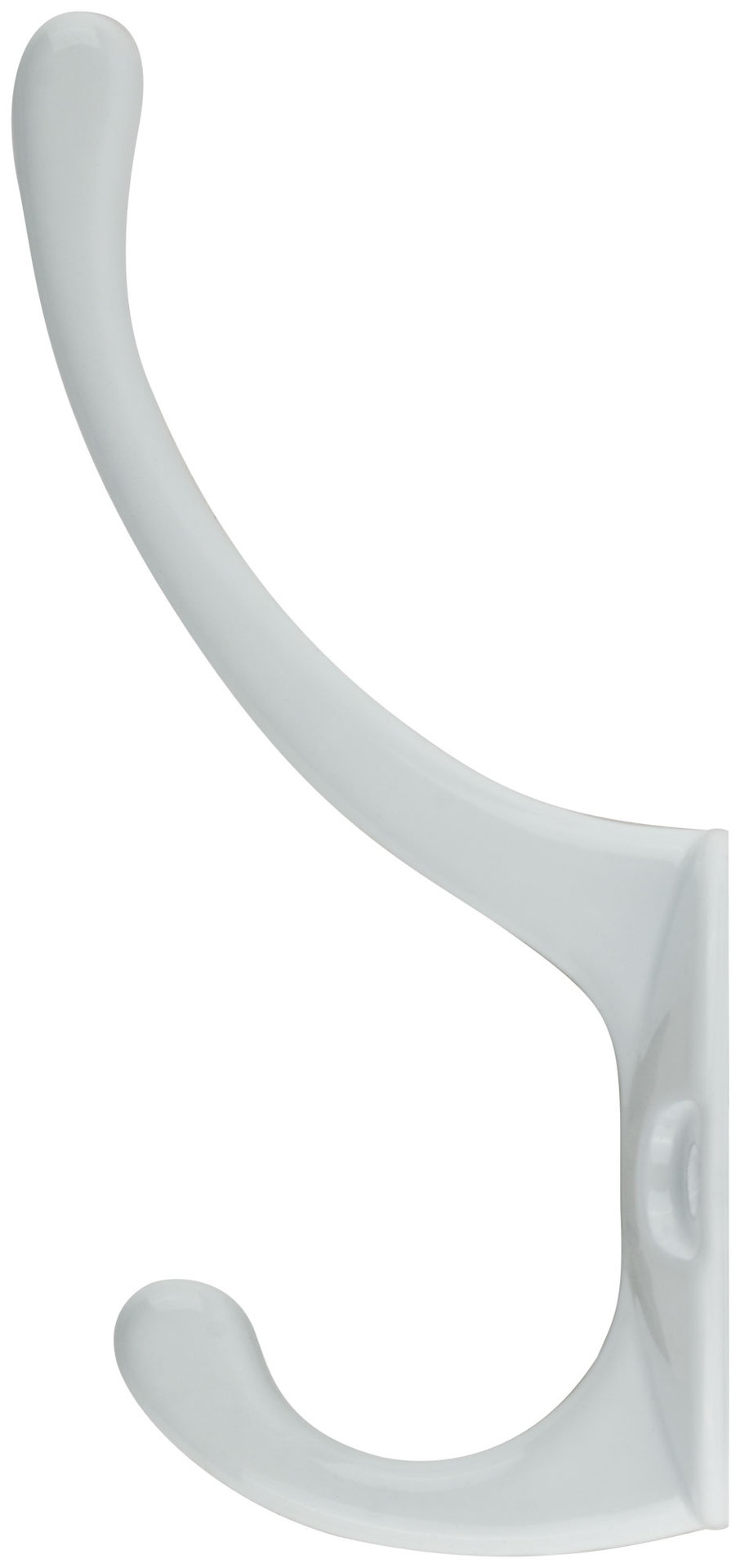 Крючок-вешалка двойной, белый (66873)