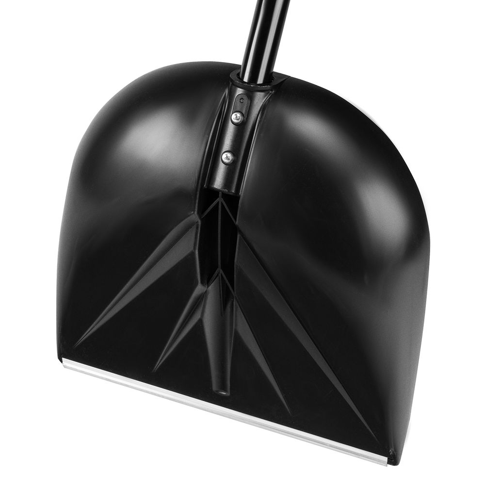 Лопата для уборки снега пластиковая, 400х417х1390 мм, алюминиевый черенок Palisad (61395)