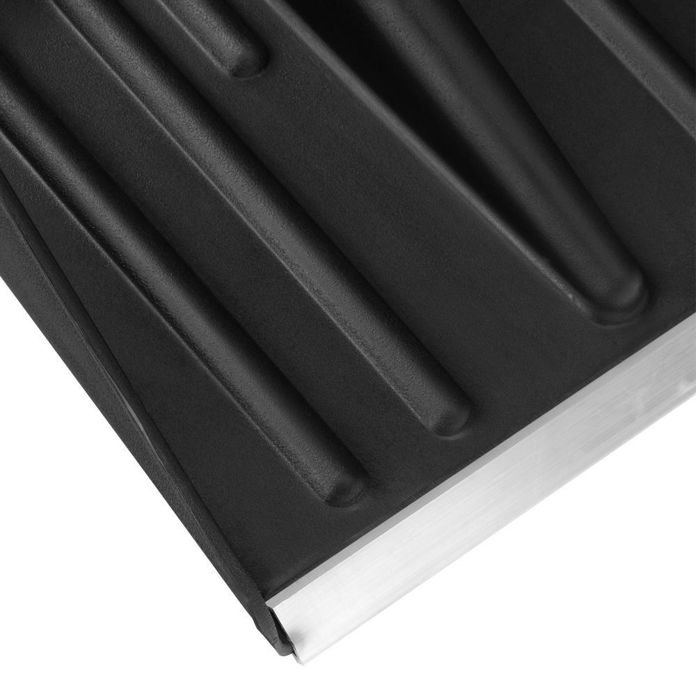 Лопата для уборки снега пластиковая, 420 х 425 х 1550 мм, деревянный черенок, Сибртех (61580)