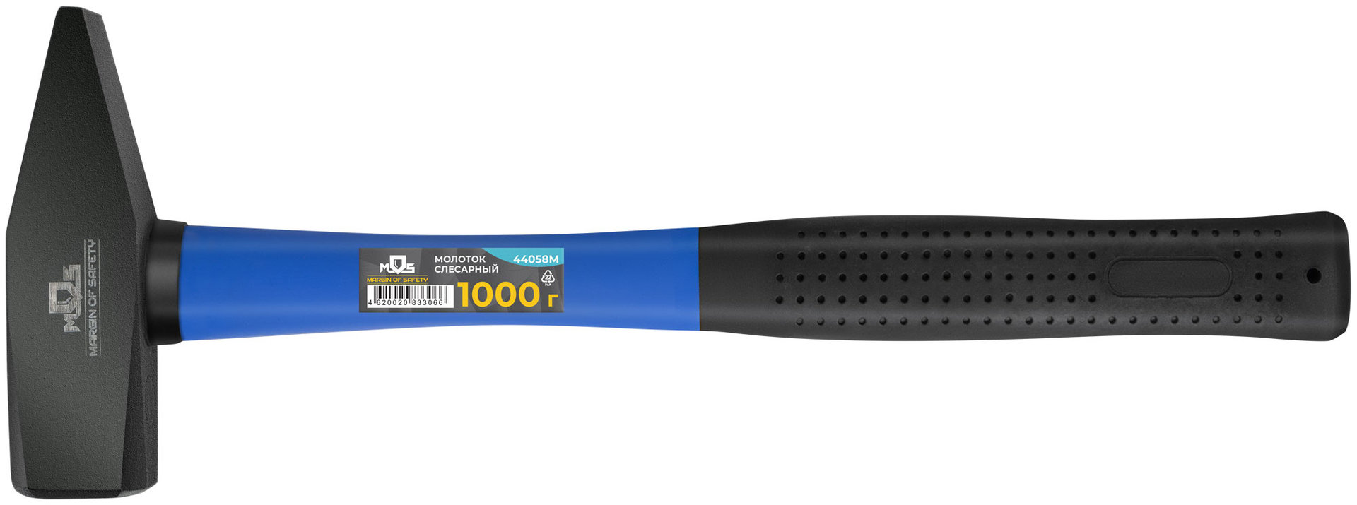 Молоток, стеклопластиковая ручка 1000 гр. (44058М)